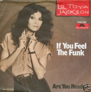 Single La Toya Jackson If You Feel The Funk Germany