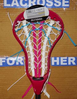 Womens Lacrosse stick Adidas WH110 head with Debeer Triax shaft new