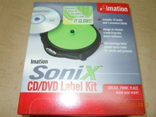 Sonix CD DVD Label Kit New in Box 10 Matte 2 Premium Labels