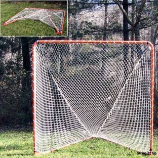 Folding Lacrosse Goal Backyard Foldable Lax Cage New