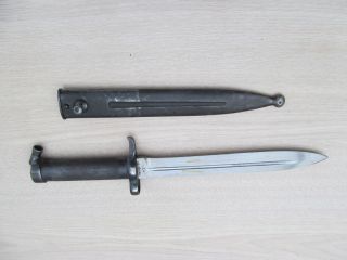 Old Antique Bayonet w Scabbard
