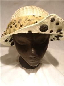 Straw Hat for Church Millinery Flapper Cloche Hat