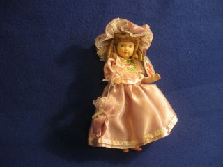 Delton Doll in Victorian Dress Carrying Parasol