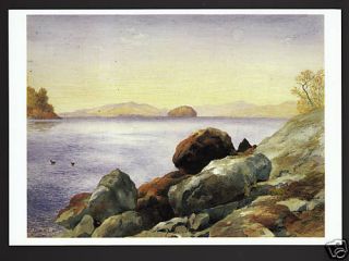 John Henry Hill Lake George 1875 Art Artwork Postcard