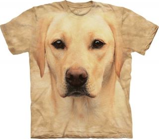 YELLOW LAB LABRADOR RETRIEVER Puppy Dog T Shirt Hand Dyed Photo Print