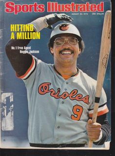 1976 Sports Illustrated Reggie Jackson Baltimore Oriole
