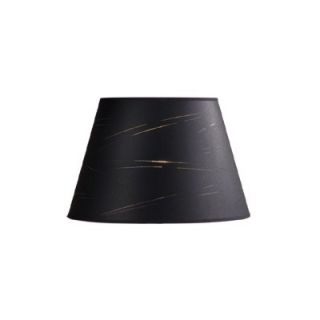 13 5 in Wide Barrel Shaped Lamp Shade Black Paper Laura Ashley