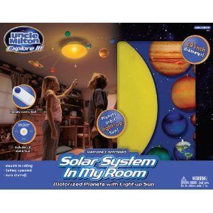 Uncle Milton Solar System in My Room with Remote Control New
