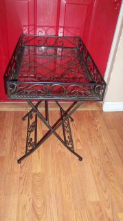 Southern Living at Home Willow Linden House Glass Tray Table FOR PICK