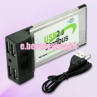 to CardBus PCMCIA PC Card Adapter for 32 Bit Notebook Laptop