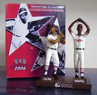 Satchel Paige and Larry Doby Cleveland Indians Hall of Fame Statue