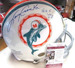 Larry Csonka Miami Dolphins Signed Authentic Pro Full Size Helmet w