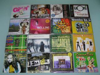Lot of 16 House Latin Lambada Pop Rock CD Singles