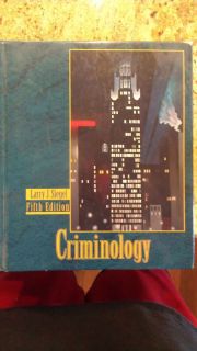 Criminology The Core by Larry J Siegel 1995 Hardcover