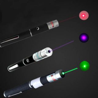 3pcs 3 Color Laser Pointer Pen 5mW Ray Red Green Blue Light Beam