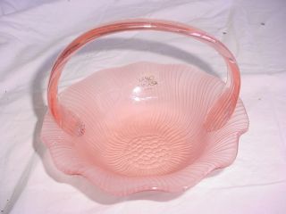 Laslo by MIKASA Glass Crystal Candy Basket Dish made in Japan NOS New