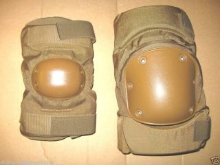 Military Surplus Army Tactical Coyote Elbow Knee Pads Large