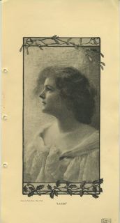 1905 Laure 6x12 Vintage Printed Photo by Pach Brothers