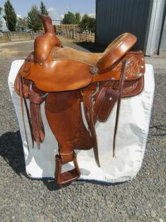 Weatherford Roping Saddle Laveen ARIZ 15 in Top Quality Saddle