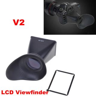LCD Viewfinder 2 8X Lens Magnifier Extender Hood for Canon 550D Soft