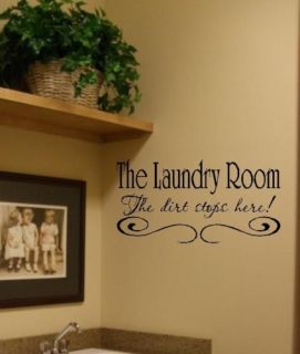 Removable Wallpaper on Of Laundry Room Removable Wall Stickers Decal Wallpaper Wallpaper