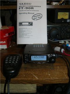Yaesu ft 90R FT90R Micro Commander VHF UHF Dual Band Mobile