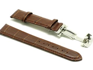 20mm Leather Watch Band Butterfly Clasp 4 Blancpain BR