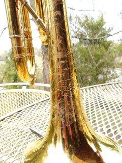 Gold Plated Engraved LeBlanc X707 Sonic Trumpet Great Condition
