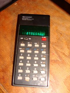 Vintage Sharp El 502 Green LED Calculator Elsimate Scientific Japan