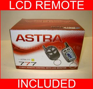 Scytek Astra 777 2 Way Paging LCD Remote Car Alarm Security System