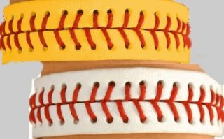 Bracelet Softball Baseball Leather Ball Sports Jewelry