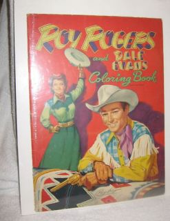 Vintage Roy Rogers and Dale Evans Coloring Book