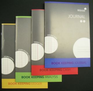 A4 Accounts Book Keeping Cash Journal Analysis Ledger