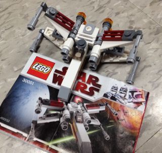 Lego Star Wars Mini x Wing Fighter SHIP 30051 Used with Instructions