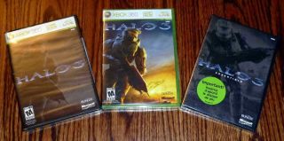 Halo 3 Legendary Edition Games Only No Helmet French English Xbox 360