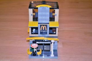 LEGO City McDonald Fast Food Custom Modular Building 10182 10218 10185