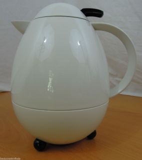 Leifheit Columbus White 4 Cup Coffee Pot Carafe Thermos Slany Design