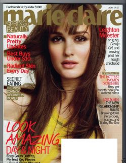 MARIE CLAIRE APRIL 2012 LEIGHTON MEESTER GOSSIP GIRL GAME OF THRONES