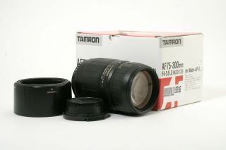 Tamron AF 75 300mm f 4 5 6 LD Telephoto Macro Zoom Lens 75 300 219596