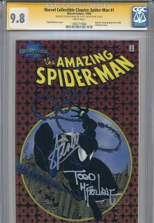  Spider Man 300 Chromium SS CGC 9 8 Stan Lee Todd McFarlane 1st Venom