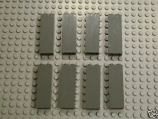 Lego 8x Tall Brick 1 x 2 x 5 DK BL Gray 7662 7659 7785