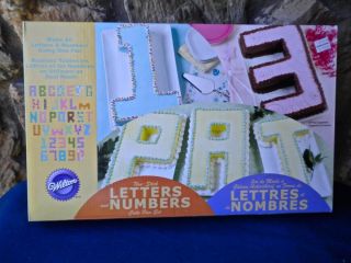 Never Used Wilton Letters and Numbers Cake Pan Set