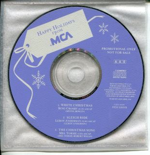 Bing Crosby Leroy Anderson Mel Torme Promo Xmas CD Sampler Christmas