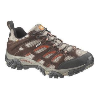 Mens Merrell MOAB Waterproof Athletic Hiking Shoes Espresso