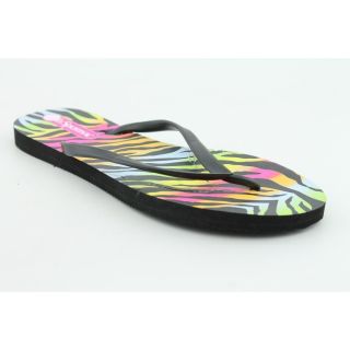 LeSportsac Key West Womens Size 7 Black Synthetic Flip Flops Sandals