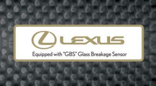 Lexus CT200H 2011 2012 Factory Glass Breakage Sensor