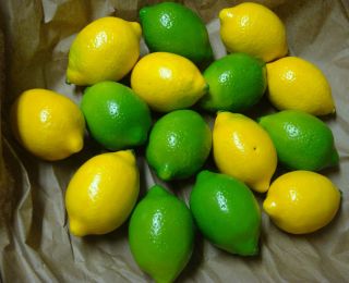 Life Like Artificial Lemons and Limes Decors Awesome