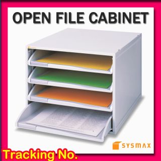 File Cabinet 4 Drawers Trays Storage for Document Letter A4