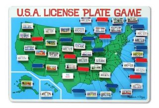 Melissa and Doug 2098 License Plate Game 50 States