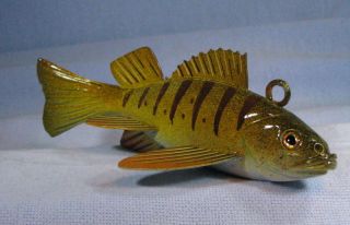 Sweet SwimmN Yellow Perch Spear Fish Decoy North Dakota Master Artist